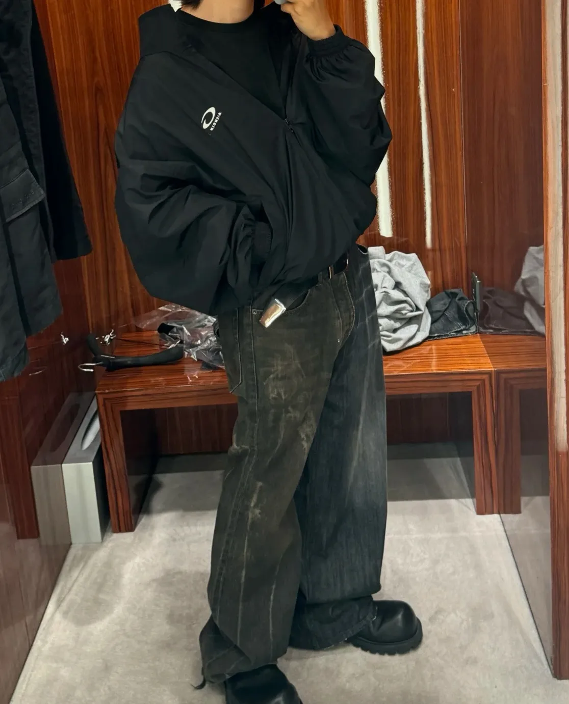 Vujade 006 VD ナイロンジャケット Mens Vintage Style Lightweight Jacket Autumn/Winter Nylon
