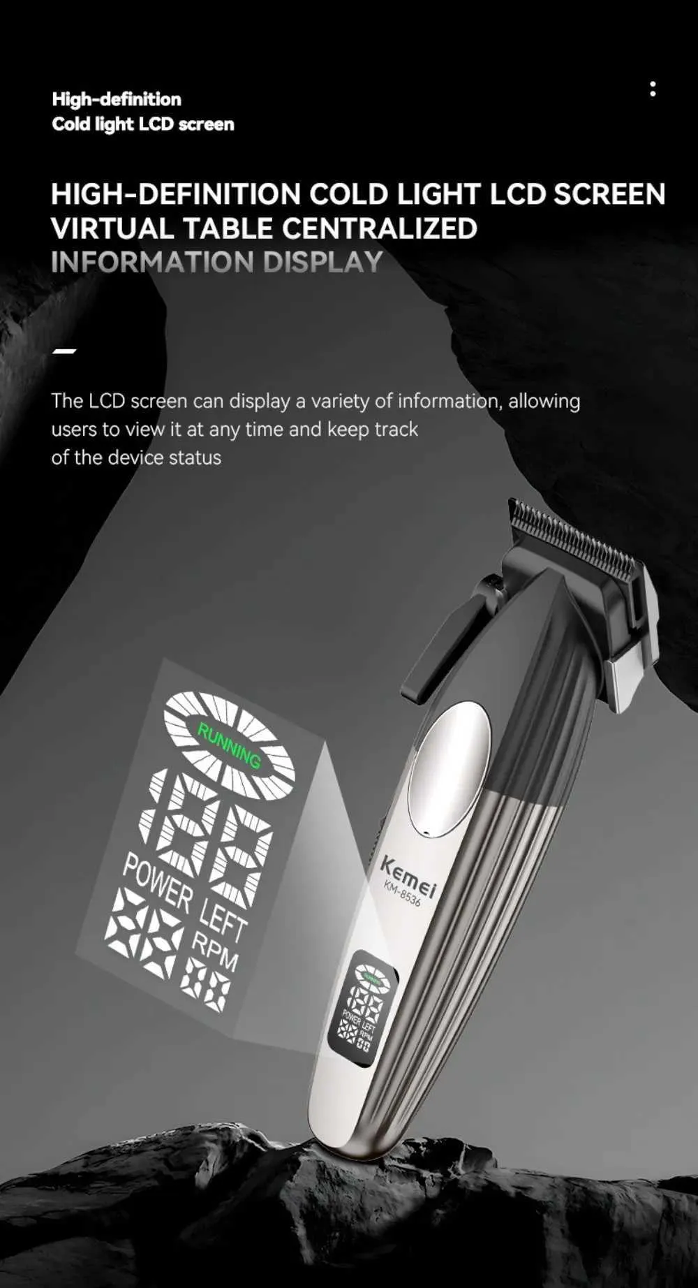 Kemei KM 8536 Professional Hair Clipper Set High From