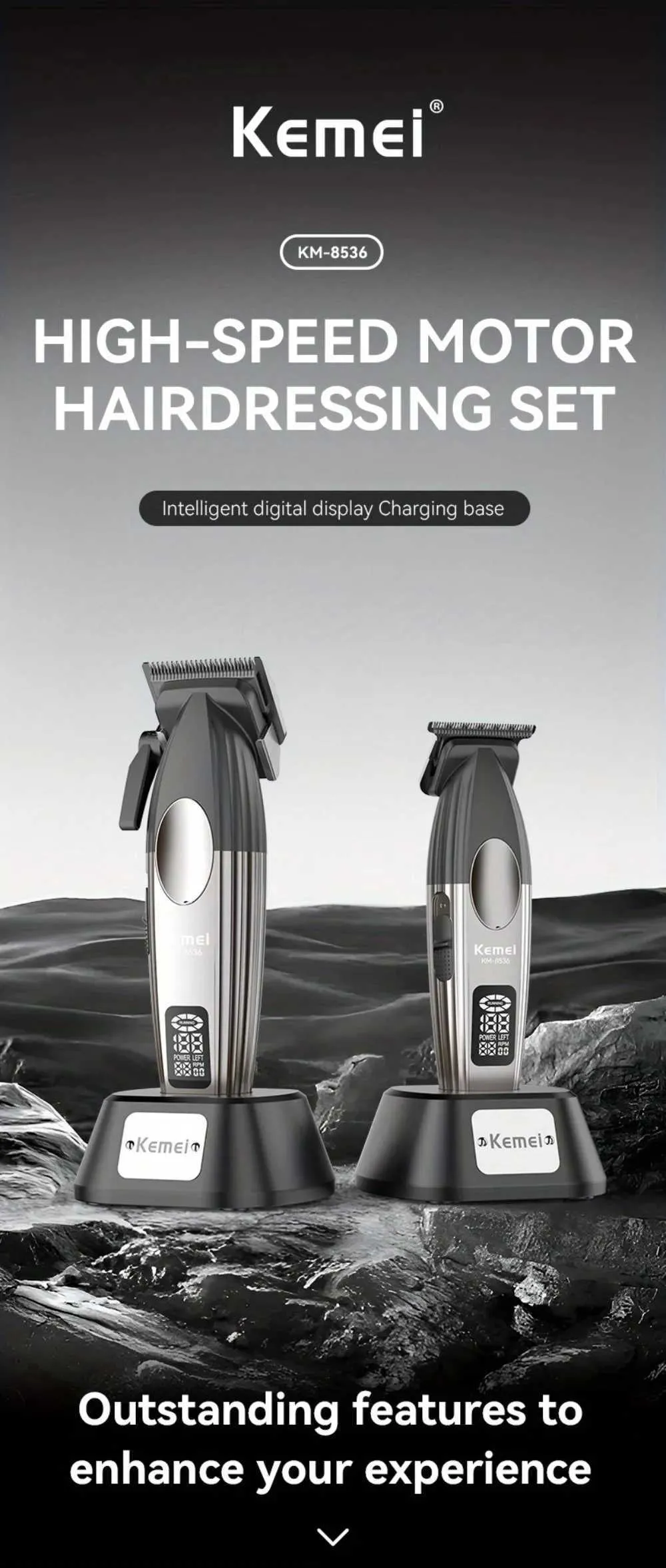Kemei KM 8536 Professional Hair Clipper Set High From