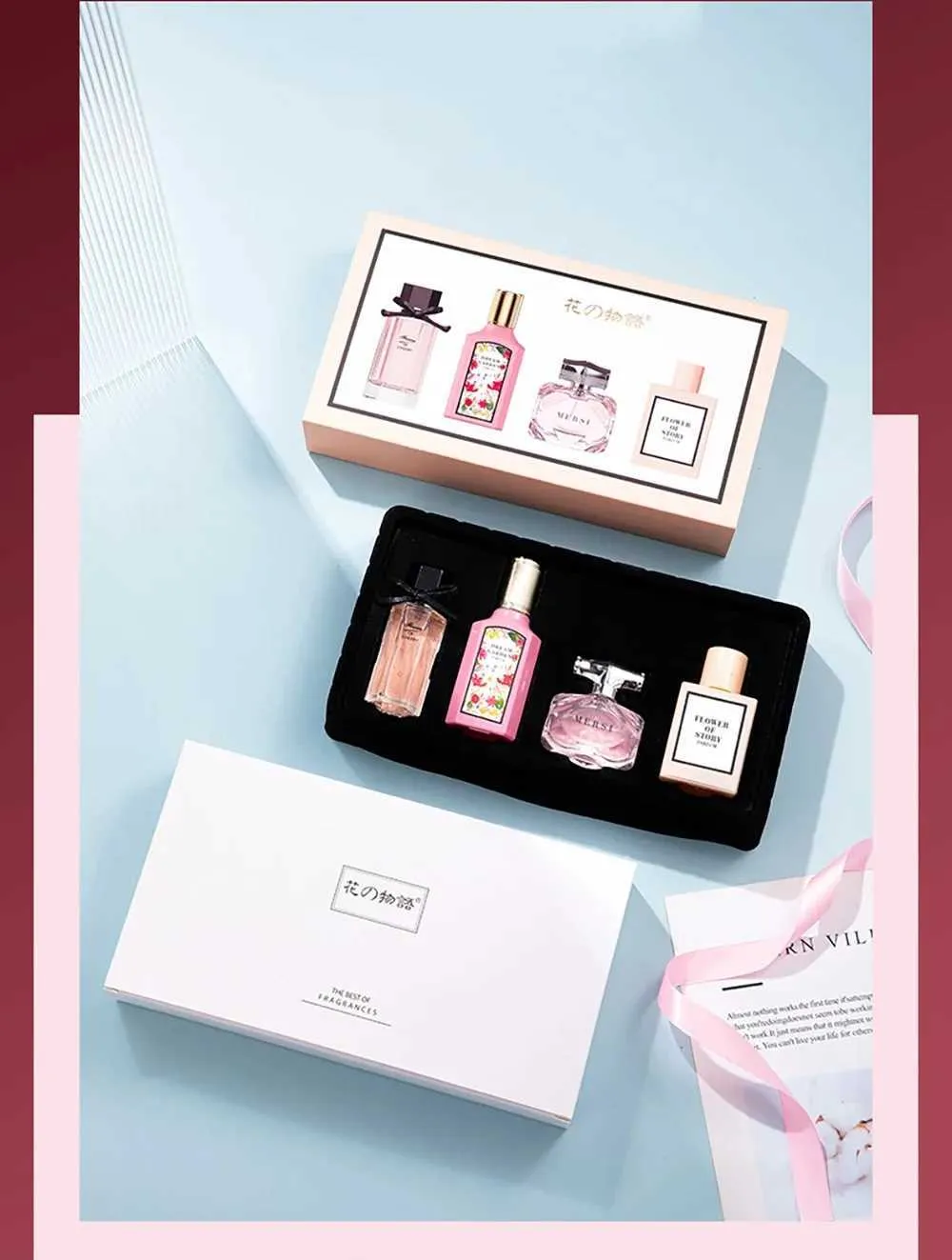 Set regalo eau de parfum floreale da donna lunga durata_voghion.com