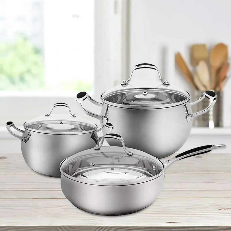 Stainless Steel Cookware Set   Pots And Pans... 