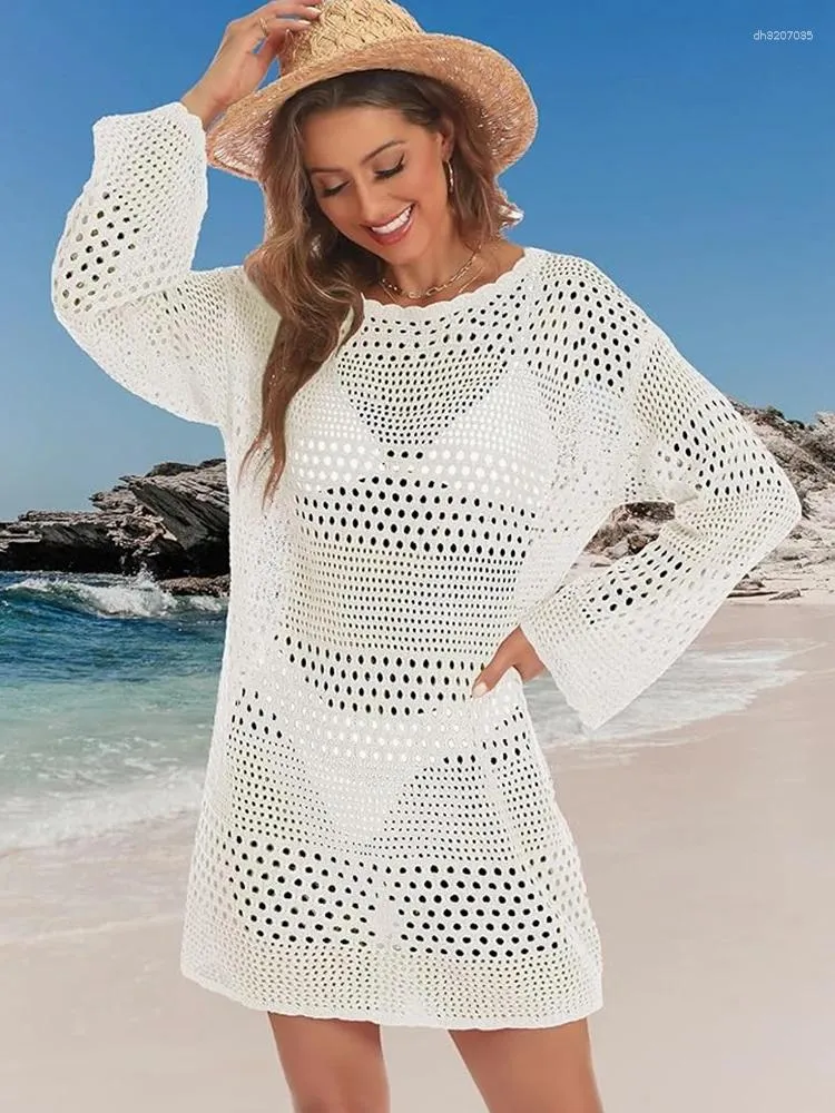 ladies white crochet dress Ladies crochet dress in white, White linen crochet dress/custom