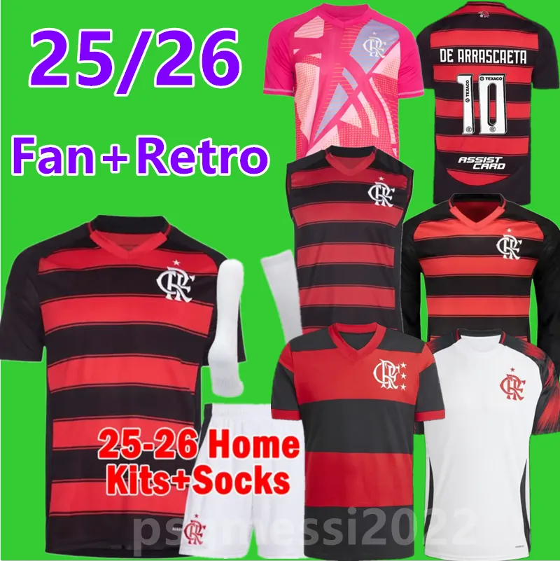 Football Flamengo Jersey 2020 2025 2026 Retro Flamengo Soccer