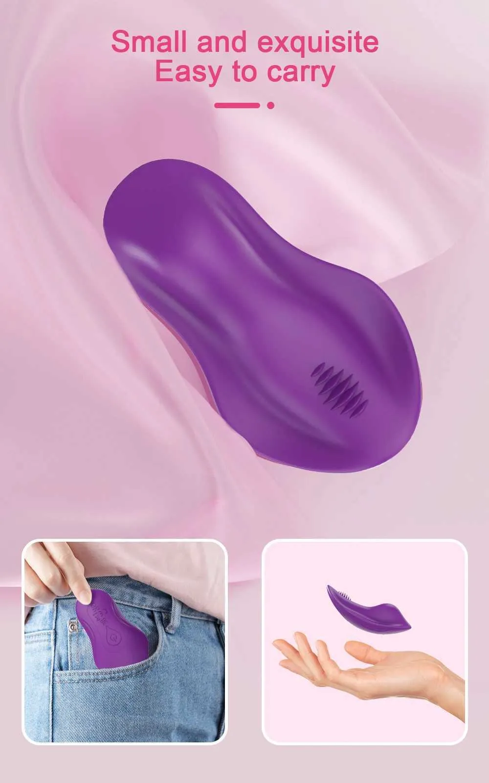 blue wand vibrator Wearable Clitoris Vibrators Mini App Controlled... From Loixoox, $7.64
