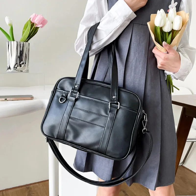 Borsa A Tracolla Giapponese Stile Preppy &ndash; Itabag Per Studente JK &ndash; Nylon Multicolore