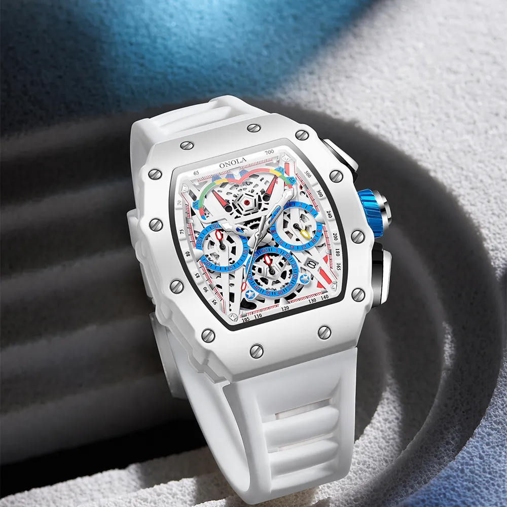 Sport Silicone Strap Watch, 40mm Alloy Case, Quartz Movement  display picture 1