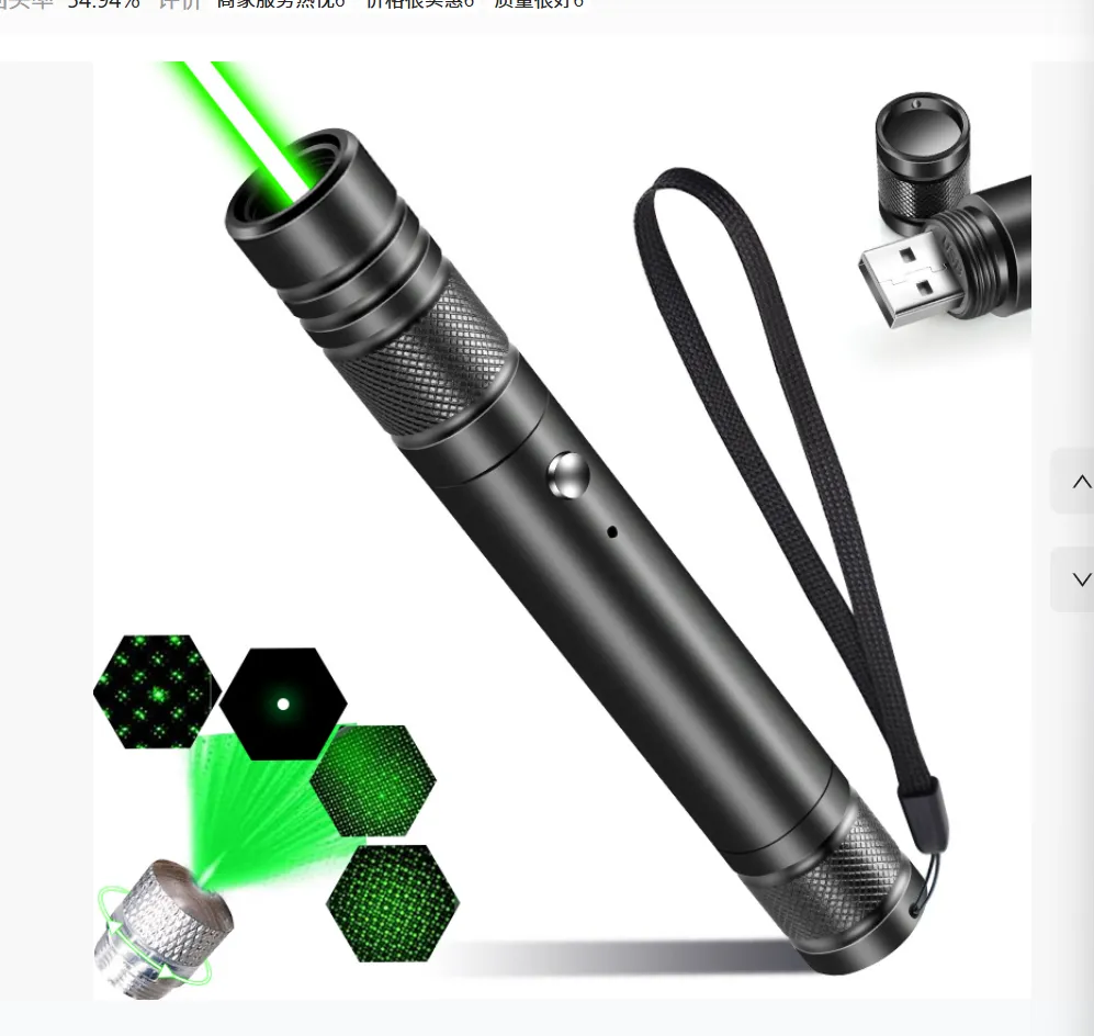 QUEOPFU Pointer, Purple Laser Indicator Light, Long Range Laser Pointer ...