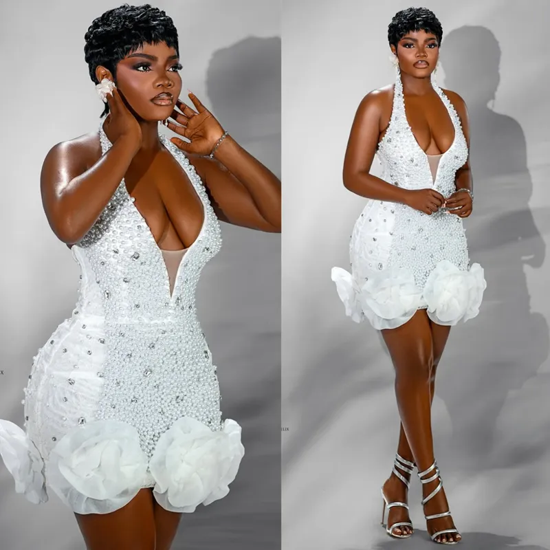 sachin and babi light blue dress Berylove Women White Homecoming Dress A Line Ruffled Spaghetti Straps Mini  Dress