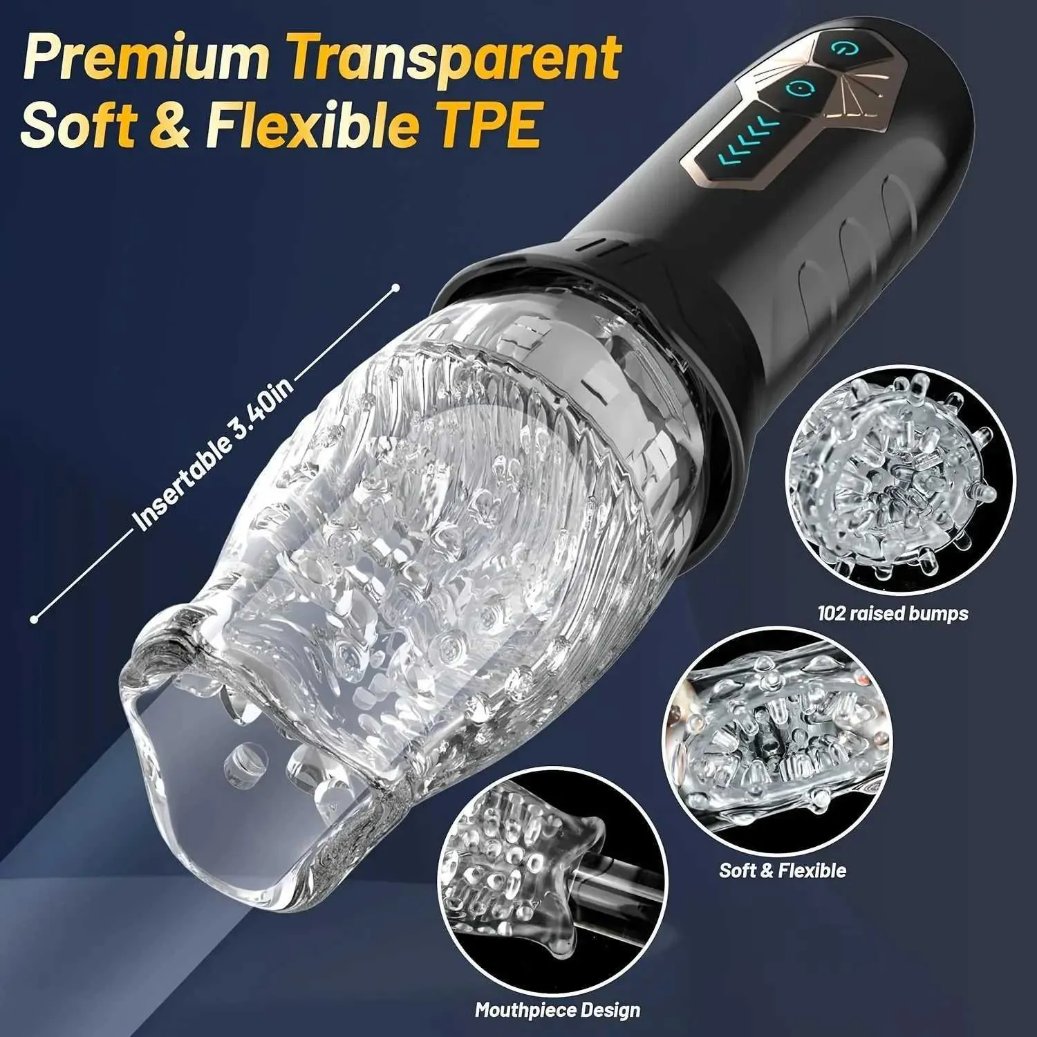 Tornado Masturbator 10 Vibration Rotation Transparent... From 45,13  |  DHgate