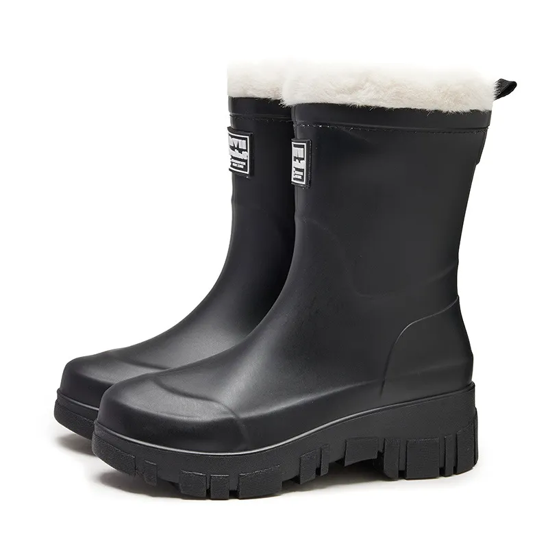 2026 Ladies Waterproof Non-slip Rain Boots Outdoor Activities Matching For Women Eur 36-41_voghion.com