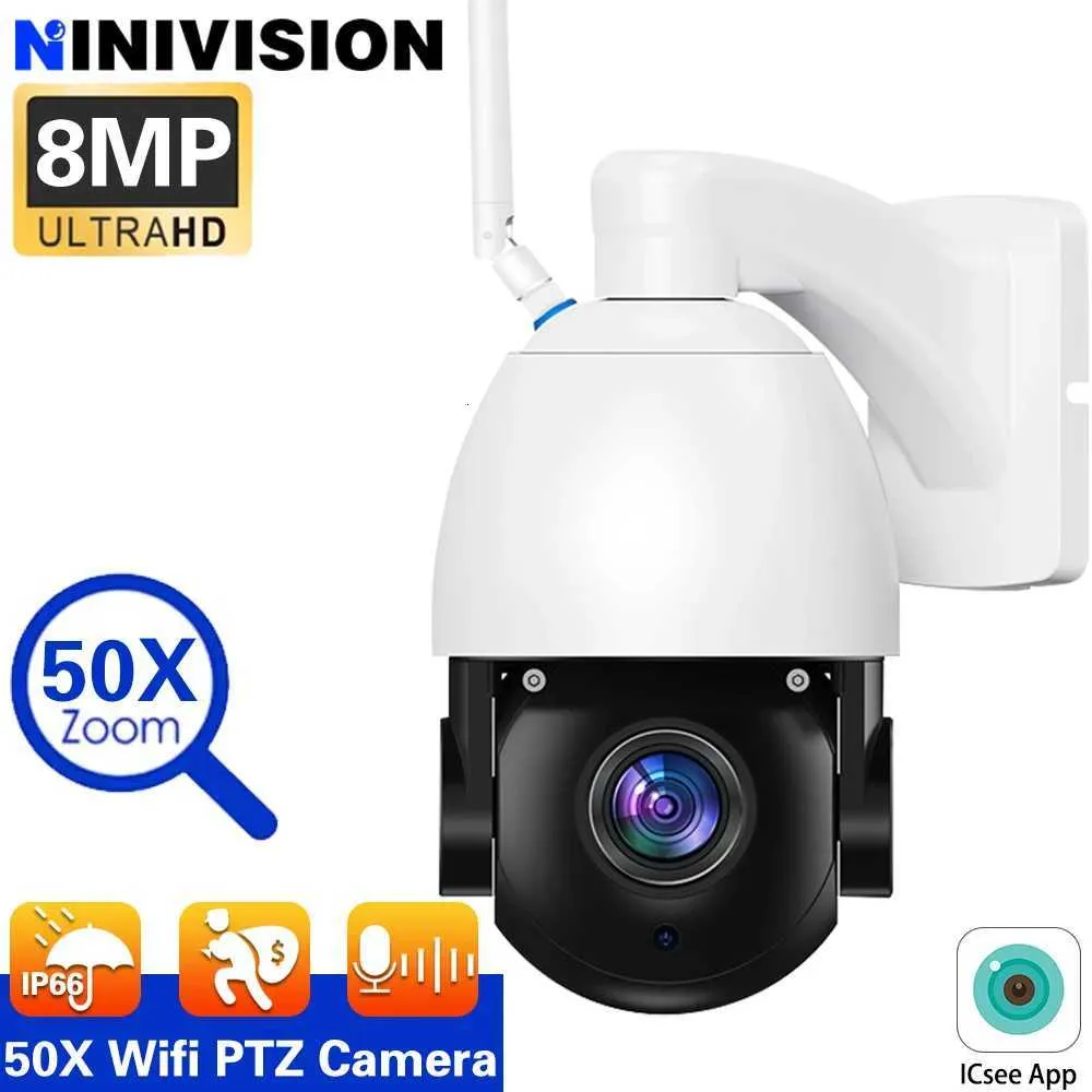 Camera Zoom Ranges NINIVISION 8MP 4K WiFi PTZ IP Security Camera with 50x Optical Zoom and ...
