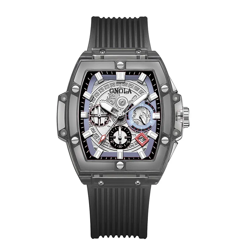 Matte Black Sports Watch, 40mm Dial, 30M Water Resistance 
