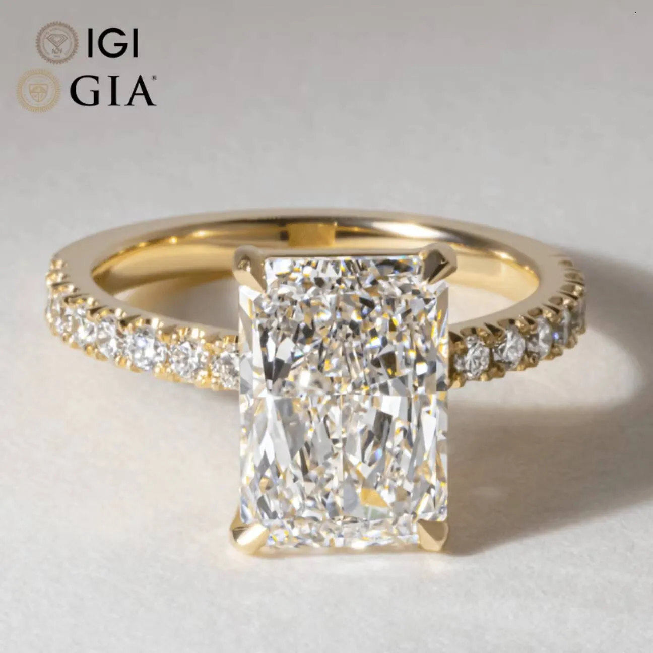 Custom Gia Igi Certified VVS Cvd Lab Grown Diamond Rectangle Cut ...