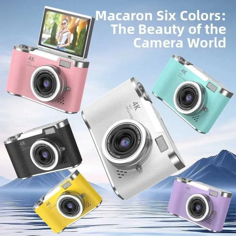 CameraXJ251203 48MP 4K Digital Camera Compact Flip From