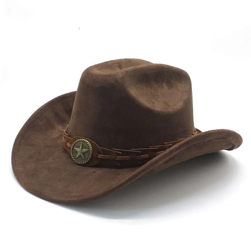 cowboy-woolen-felt-hat-for-boys-with-polyester-material-and-hook-loop
