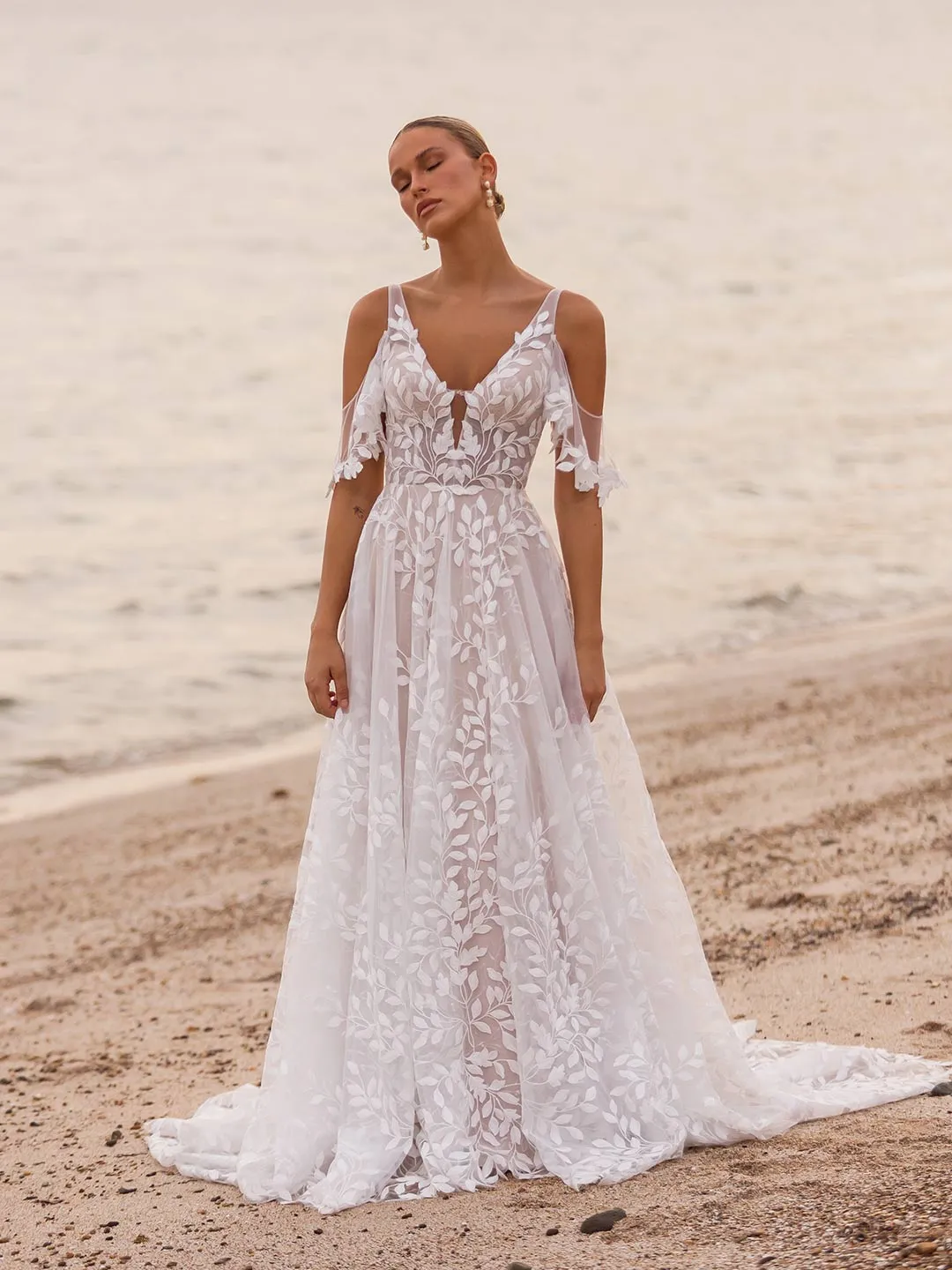 open lace back dress Belle Lace Victorian Gown Disney Princess Wedding Gown Custom Small