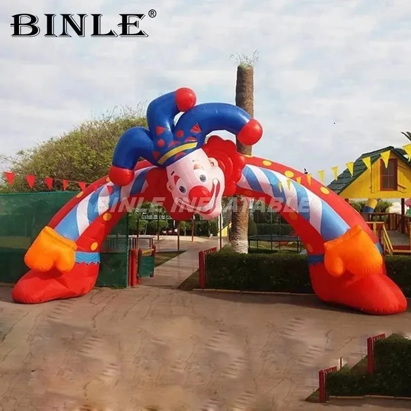 Outdoor Inflatable Clown Archway Cartoon Entrance Arch For Carnival ...