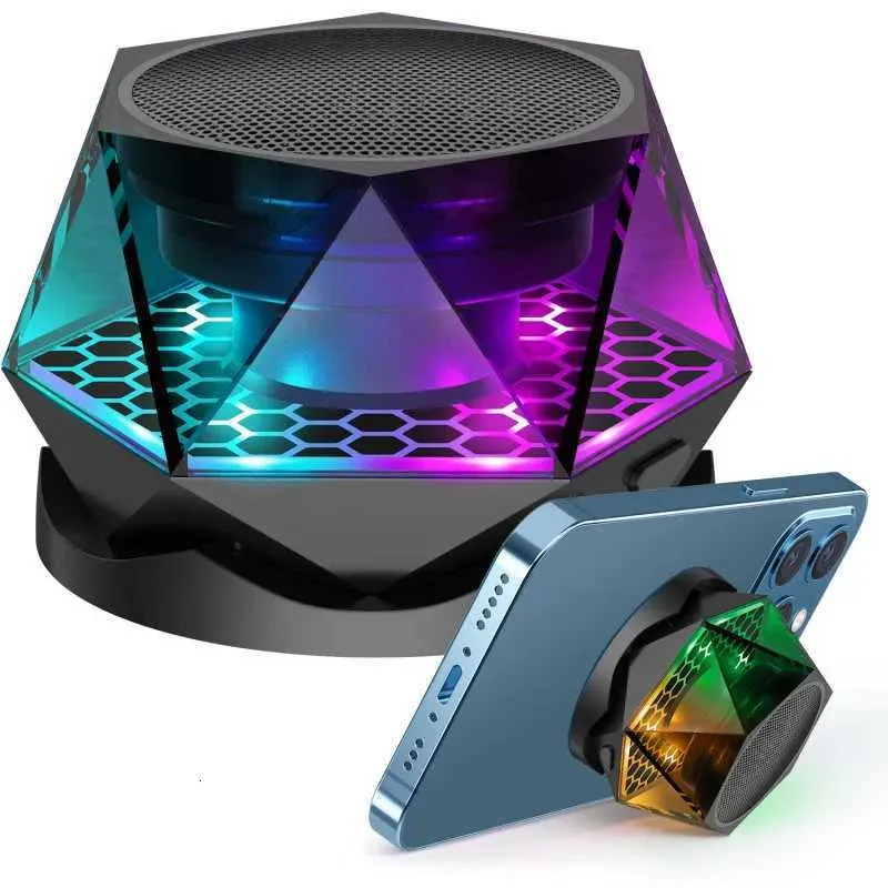 Modular Speaker Mini Portable Mini Speaker for Mobile Phone with LED Indicator, 2.17 in ...