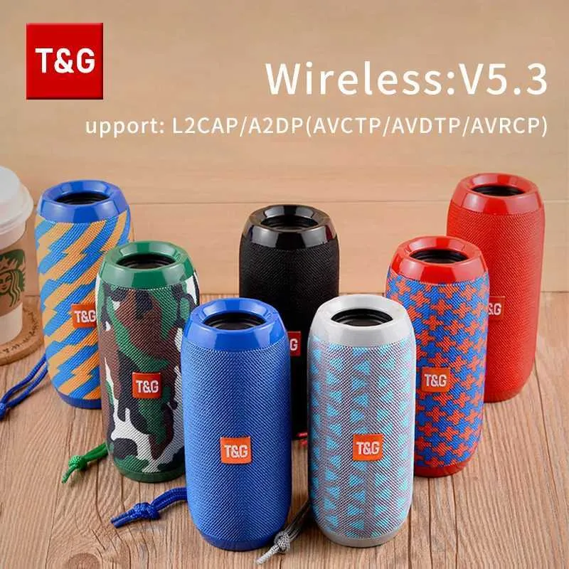 Waterproof Portable TWS Bluetooth Speaker TG117 with TF Card and FM ...