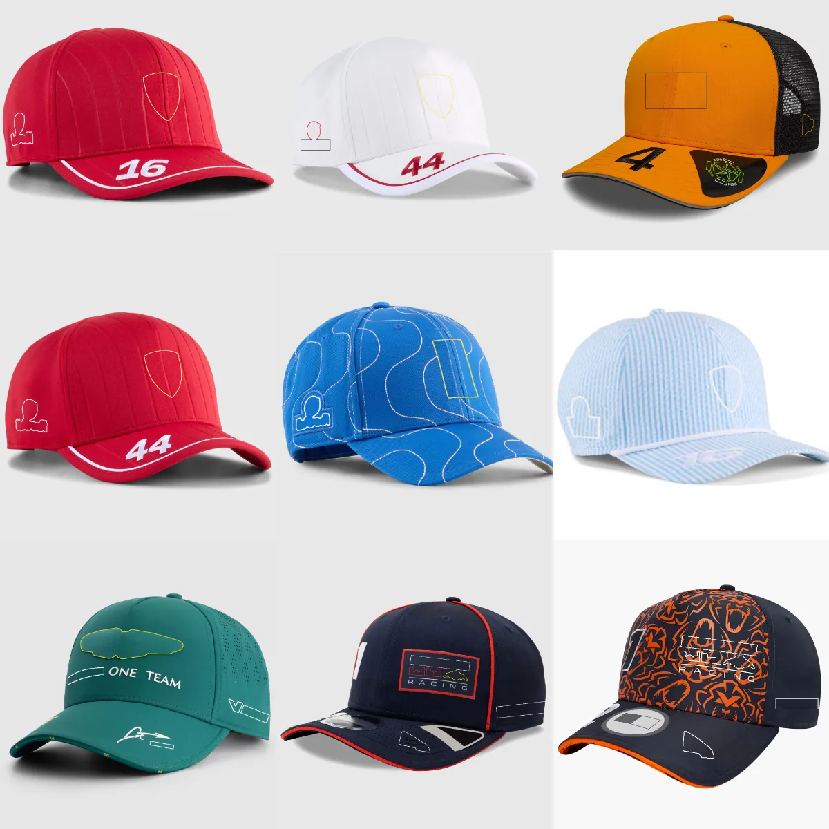 F1 2025 Monza Team Racing Cap – Adjustable Unisex Baseball Hat at Lowest Price