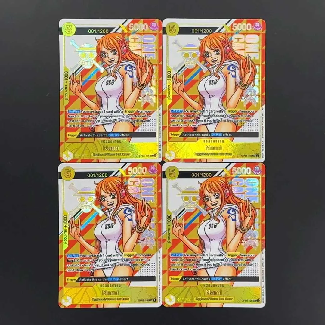 one piece trading card game nami Japanese Romance Dawn #OP01016 Nami from the Wings of the Captain series. Nami Prize Card: Collectible Trading