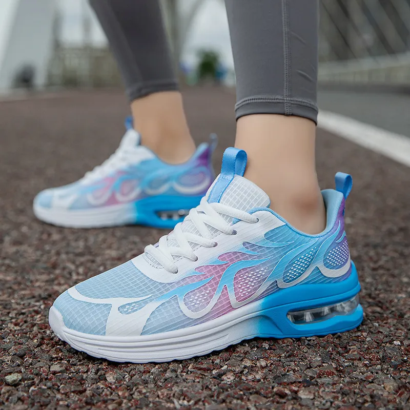 women's breathable air cushion leisure shock sneakers