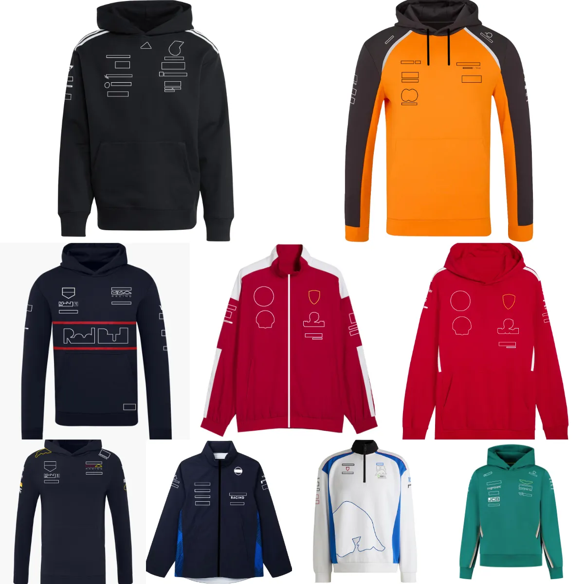 2025 F1 Team Wear Hoodie – Official Racing Jacket, 26% OFF, Moisture‑Wicking, RFID Access