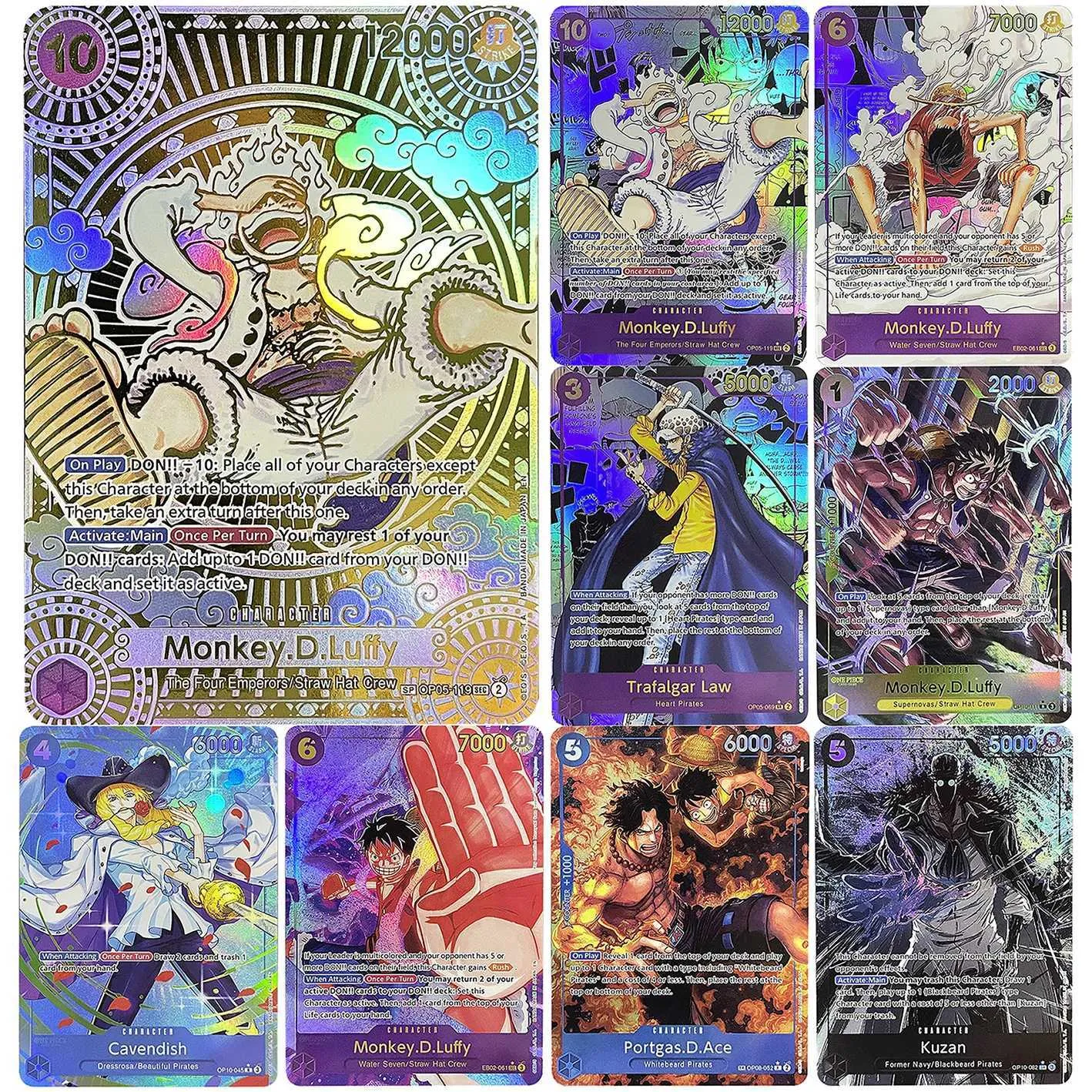 one piece card game manga luffy OP05 PSA CGC Beckett SEC Number Monkey D Luffy One Piece