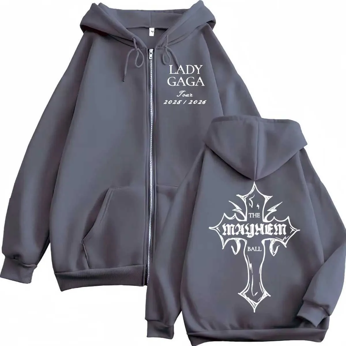 Lady Gaga The Mayhem Ball Tour 2025 Zipper Hoodie – From