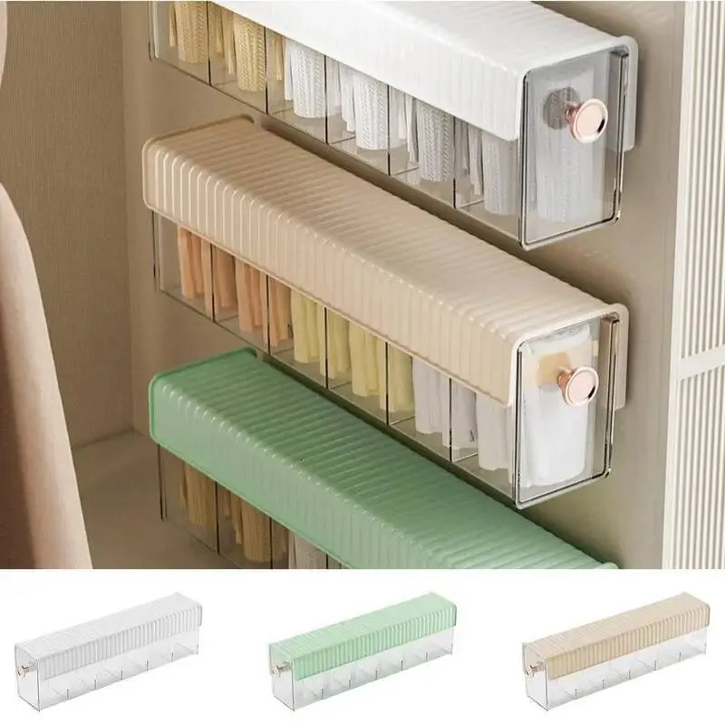 6 Organizer Cassetti Intimo Scatola Portaoggetti Pieghevole Per