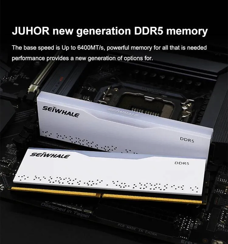 ✓ DHgate SEIWHALE DDR5 RAM 16GB 6000MHz 6400MHz 데스크탑 메모리