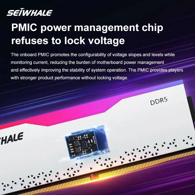 ✓ DHgate SEIWHALE DDR5 RAM 16GB 6000MHz 6400MHz 데스크탑 메모리