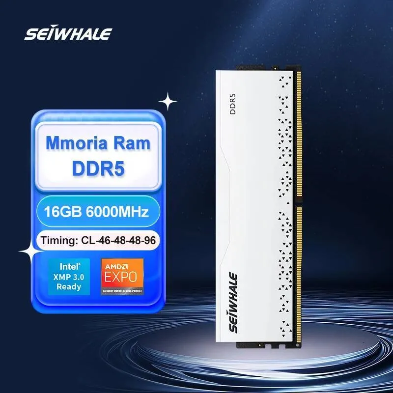 メモリーSEIWHALE DDR5 6000MHz 16GB x2 セット SEIWHALE 16GB DDR5 Imdb Memory For Desktops 6000MHz From