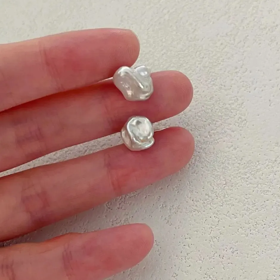 Orecchini Pendenti In Argento Con Perle Keshi D'Acqua Dolce Multicolore - Artigianali