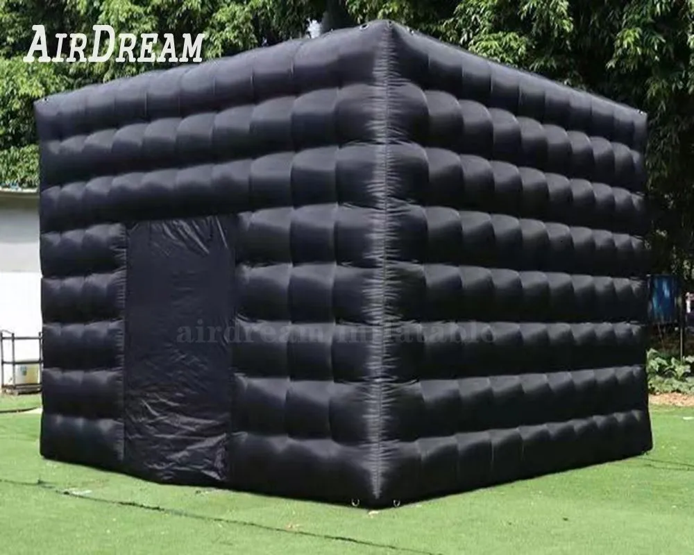 Black White Inflatable Cube Tent Portable Outdoor... From Giant ...