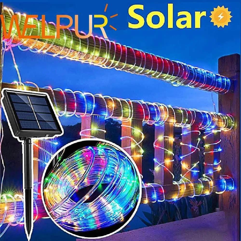 Floating Rope Light M251206 Solar Rope Lights IP65 Waterproof LED Fairy... From Time_flies ...