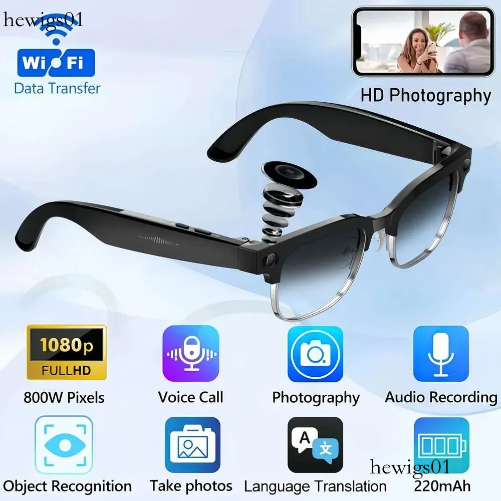 4K Camera Glasses AI Smart Glasses With Real Time Translation, Object ...