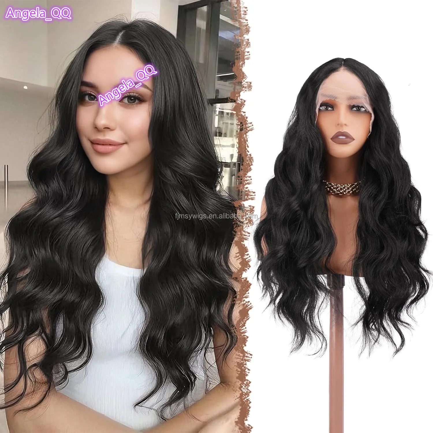 Wholesale Lace Front Wigs Wholesale Human Hair Lace Front Wigs 5 Pieces Package  main image 3