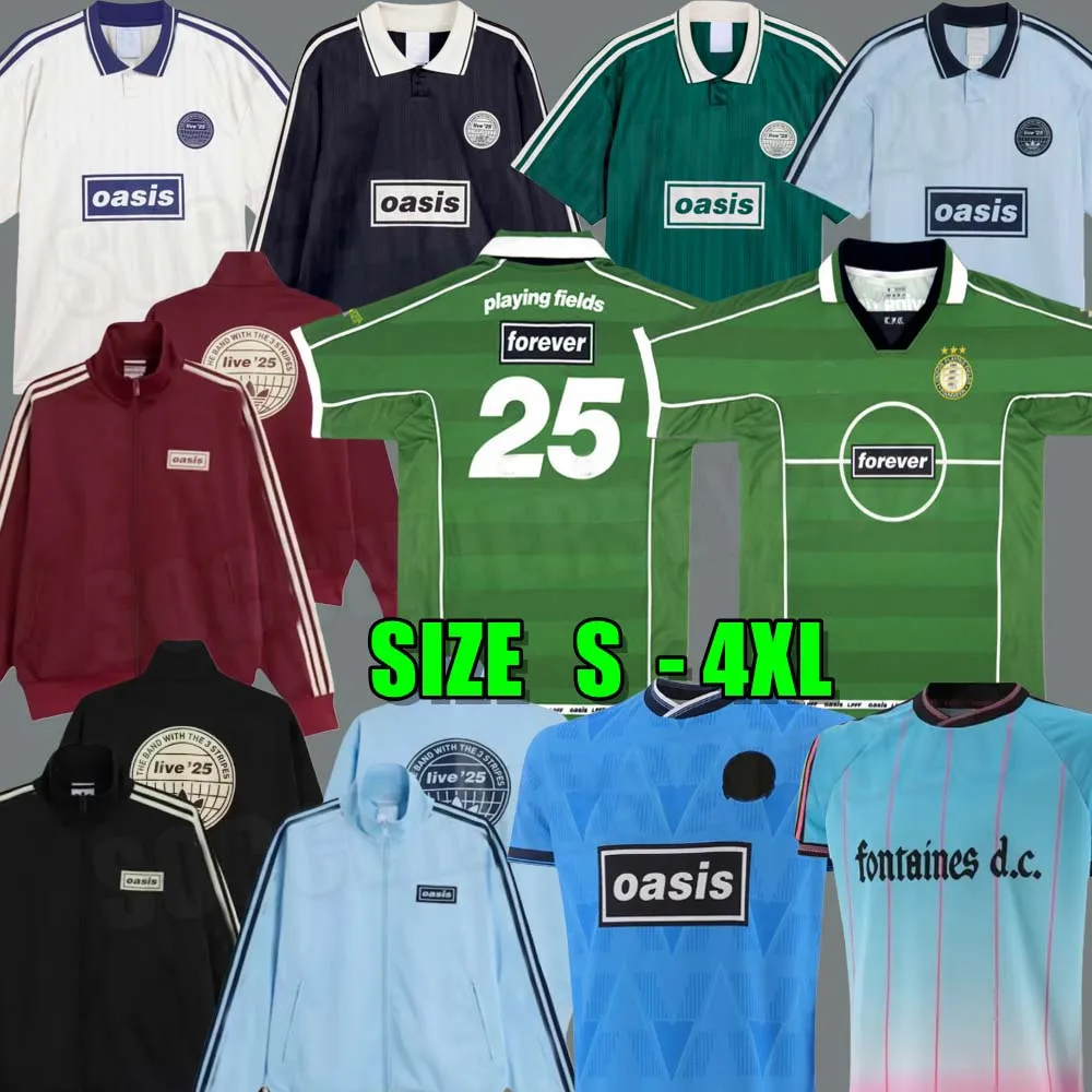 Oasis Tour 25/26 Jacquard Jersey Soccer Maillot De Foot Black