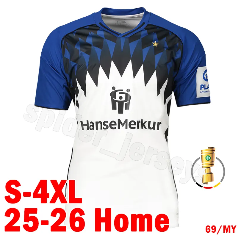 Hamburger SV HSV Block Stripe Towel - 100% Organic Cotton, 50x100 Cm, Official Fan Merchandise-1056142