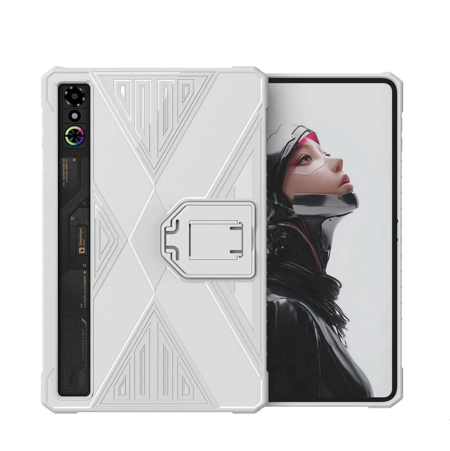 Custodia Protettiva In TPU Per RedMagic Astra E Tablet 3 Pro | Antishock E Antigraffio, Con Texture 3D E Dissipazione Calore | Bianca