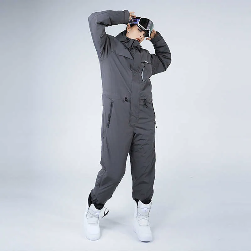 ZMSDSD Combinaison De Ski Hommes Veste De Ski Imperméable Pantalon De