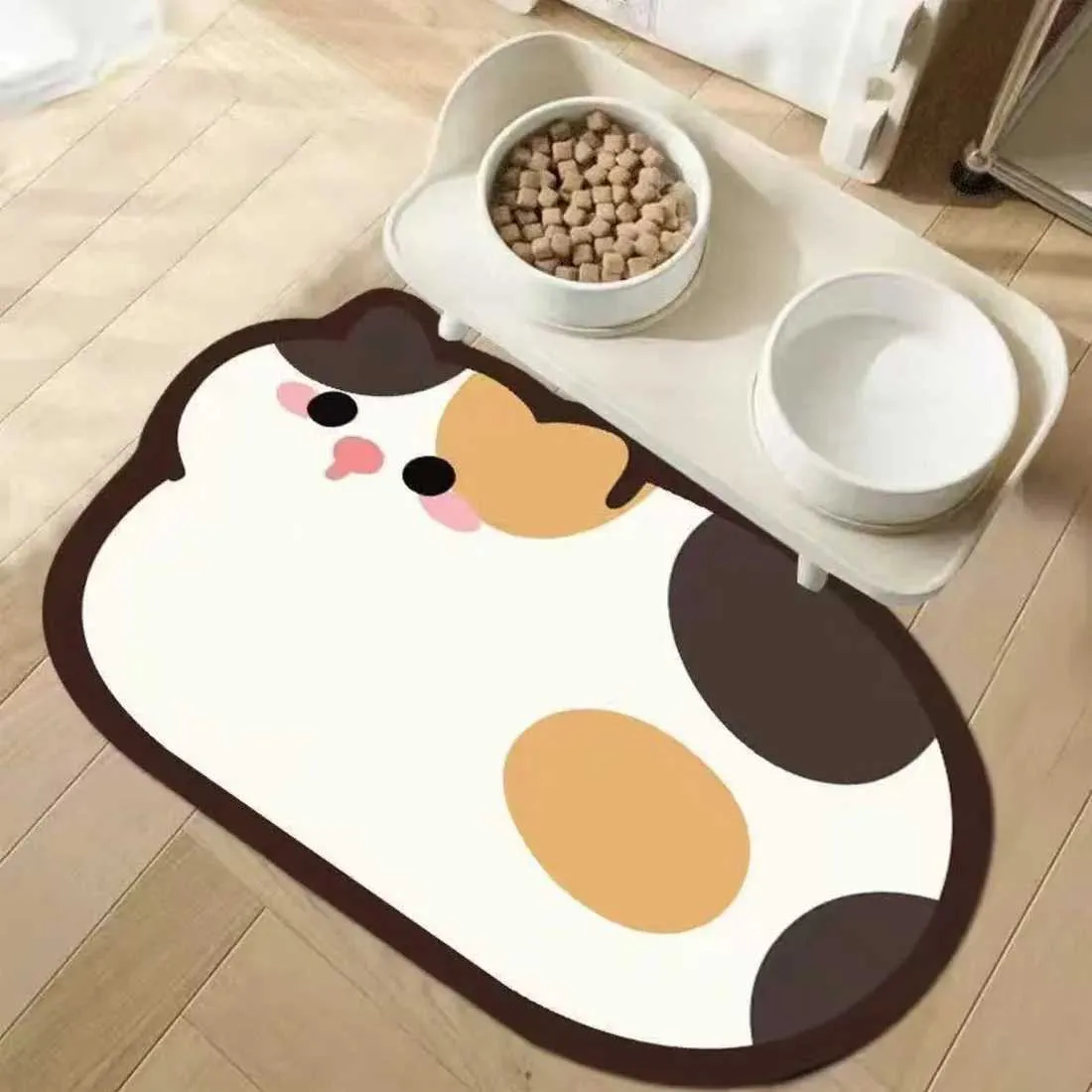 Little Kitten Absorbent Pet Feeding Mats Waterproof... From Burian, $9.46 |  DHgate.Com