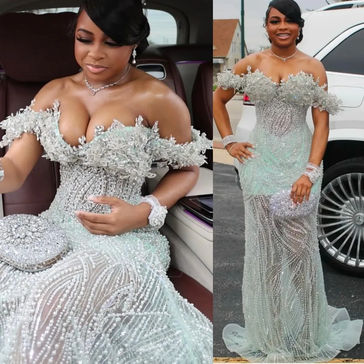 Aso Ebi Mint Mermaid Prom Dresses Sweetheart Beaded... From Chic_cheap,  $303.12 | DHgate.Com