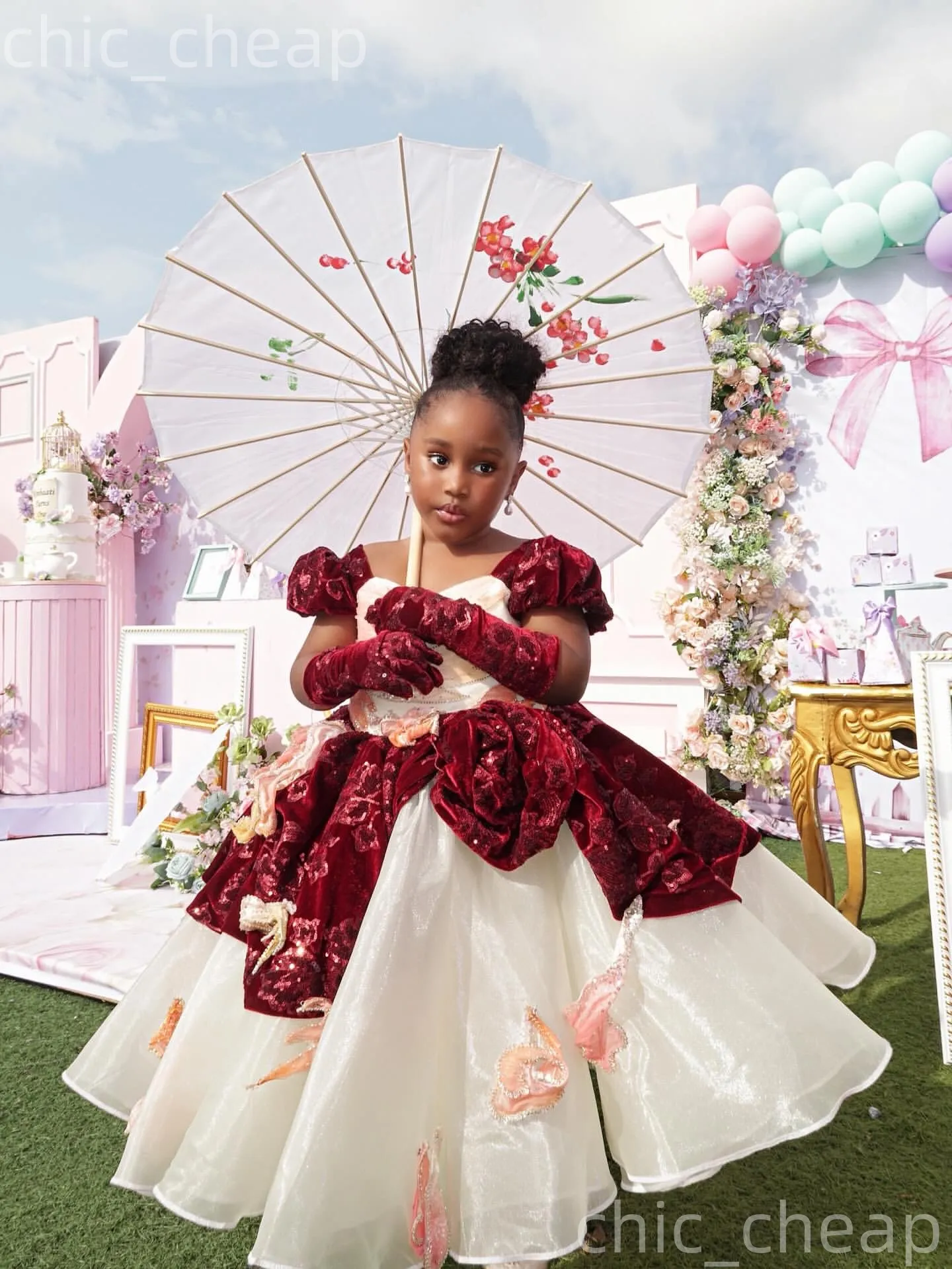 burgundy bloom dress Burgundy Flower Girl Dresses