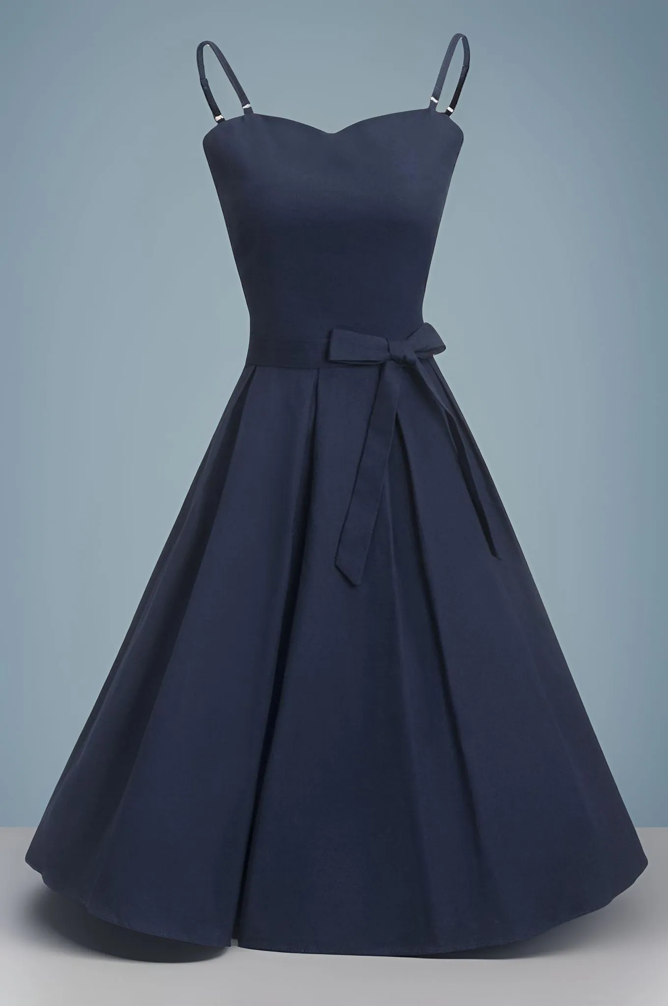 navy blue spaghetti strap dress short Navy Blue Spaghetti Strap Homecoming Dress with Tulle Appliques
