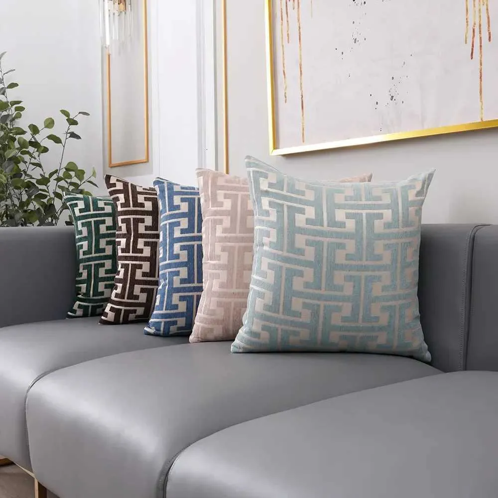 Satisfactory Production Guide Luxury Geometric Jacquard Black And Gold Cushions For... Cushions ...