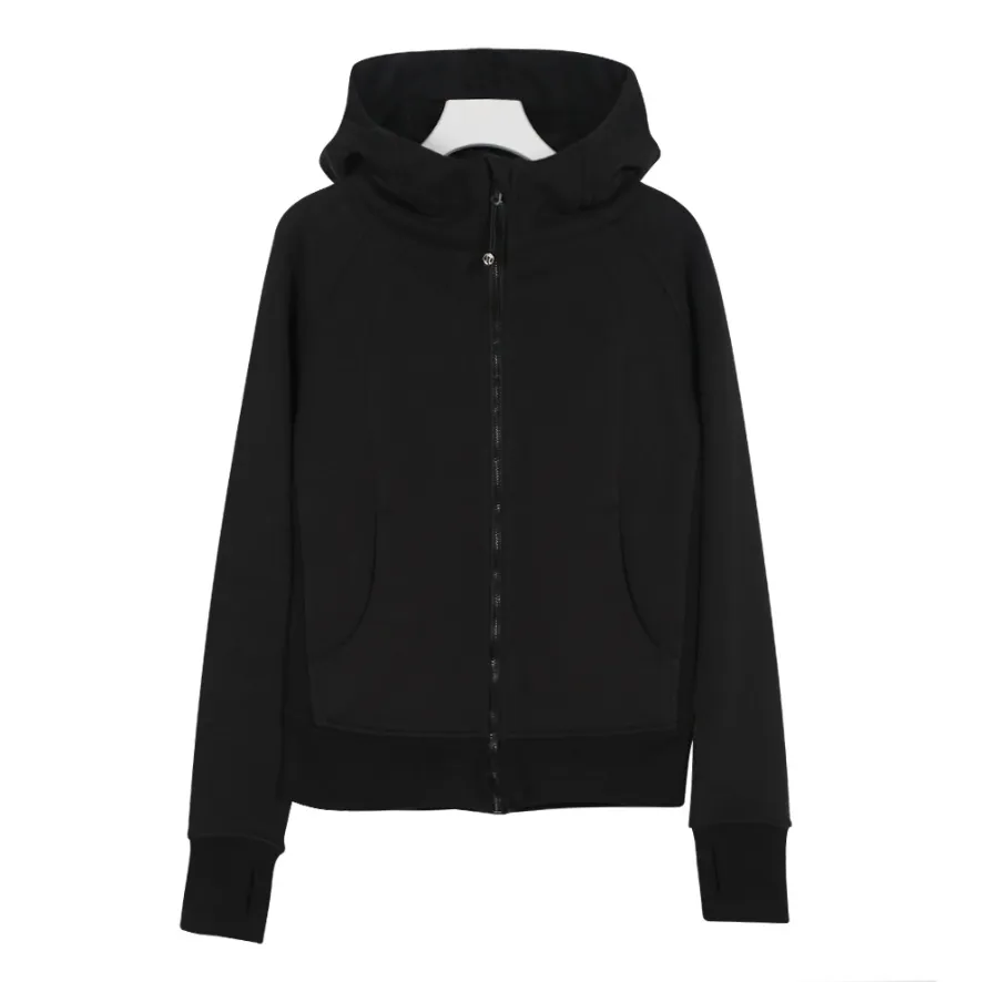 Sweat à Capuche Femme Fluid Velours Rose, Fermeture éclair, Taille M