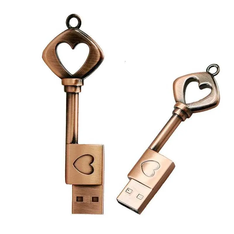 Metal Key USB Flash Drive With Lock 128GB, 8GB 256GB Novelty Usb Stick ...