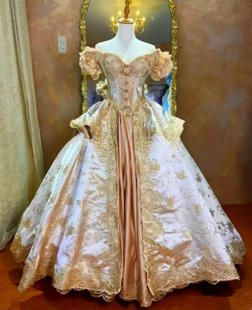 japanese evening dresses Light Green Satin Prom Dresses Elegant Cape Train Formal Dresses with –  Viniodress main image 1